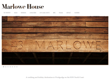 Tablet Screenshot of marlowehouse.com